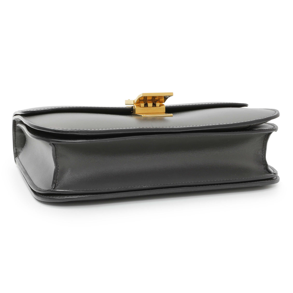 Celine Grey Smooth Calfskin Medium Classic Box Flap Handbags Celine