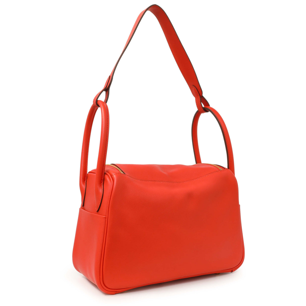 Hermes Rouge Tomate Swift Lindy 26 Handbags Hermes