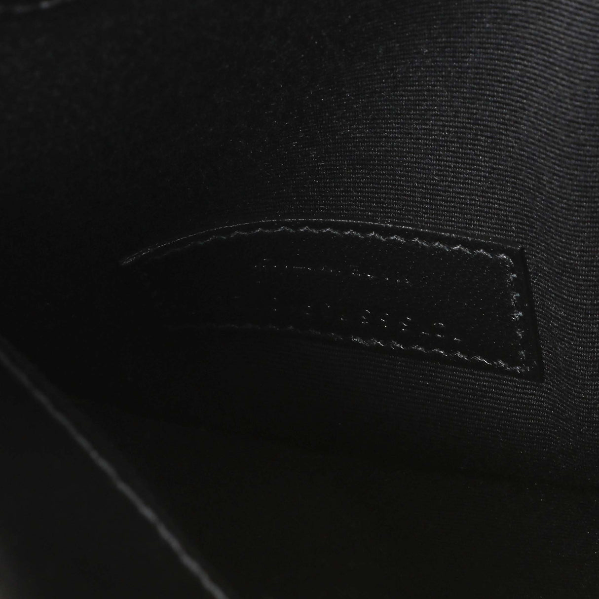 Saint Laurent Black Smooth Shiny Calfskin Monogram Uptown Pouch Handbags Saint Laurent