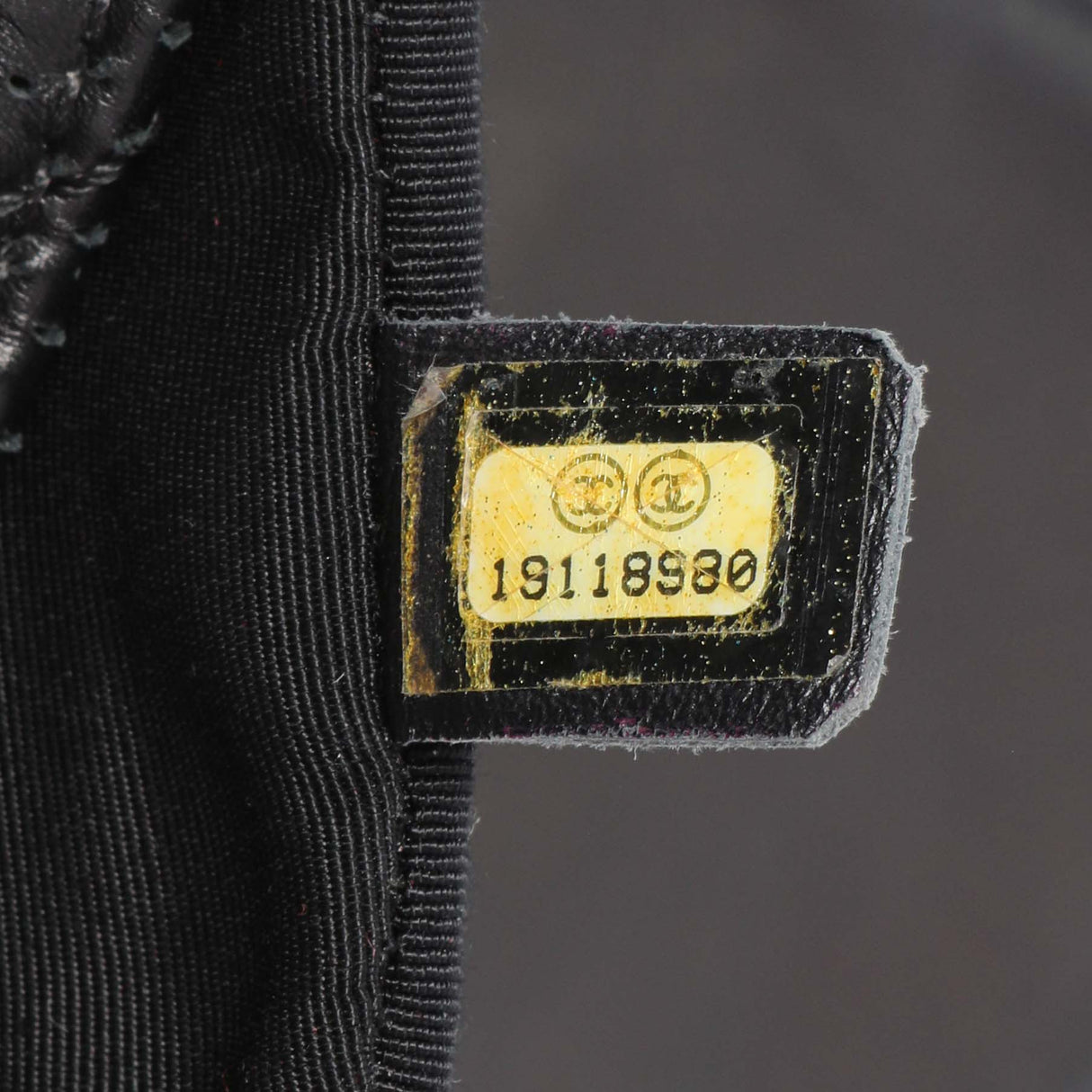 Chanel Black Perforated Lambskin Punch Flap Handbags Chanel