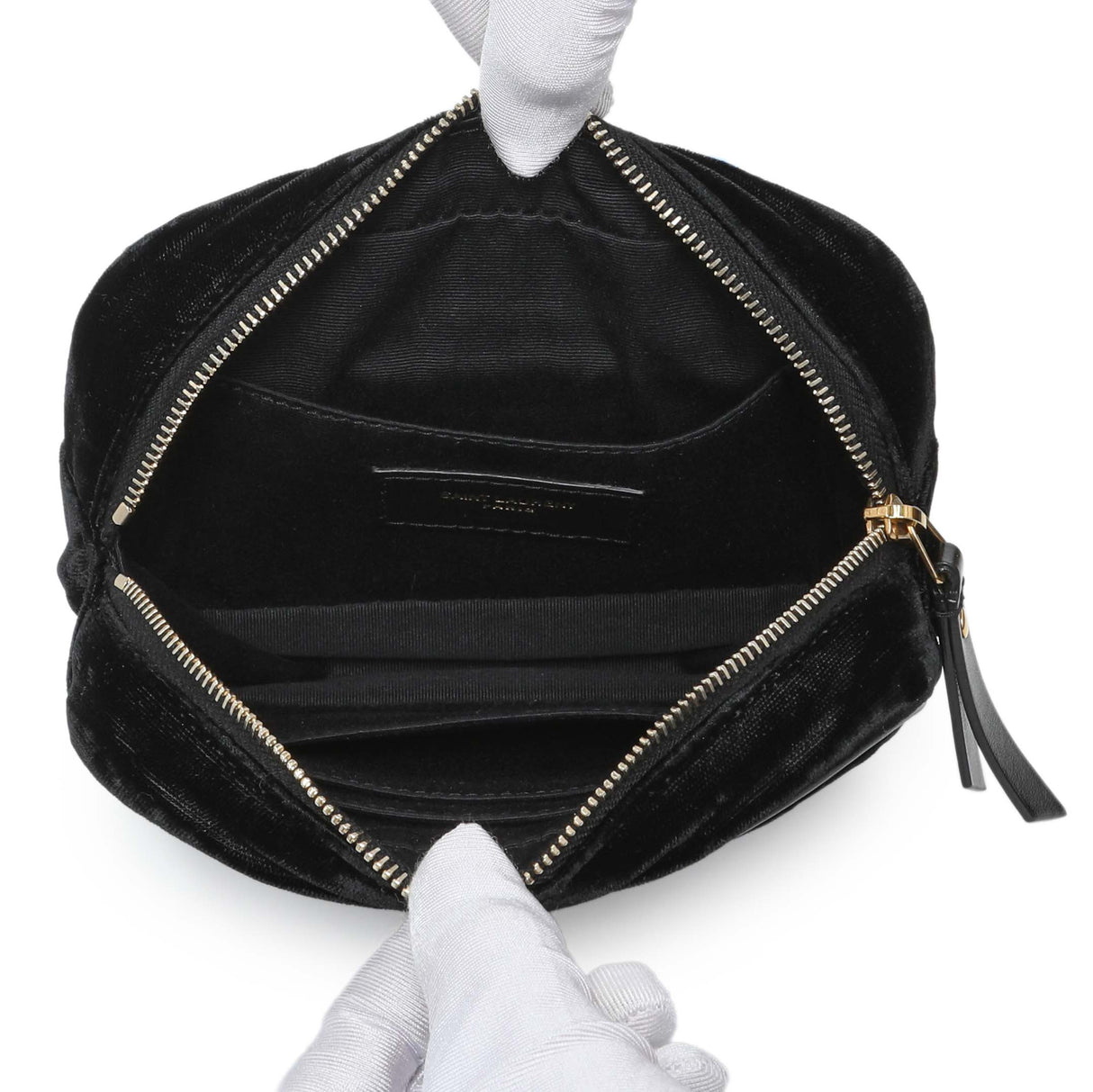 Saint Laurent Black Velvet Lou Belt Bag Handbags Saint Laurent