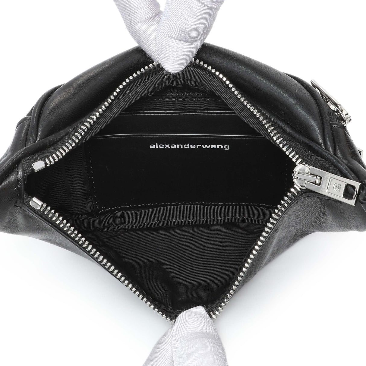 Alexander Wang Black Lambskin Mini Attica Belt Bag Handbags Alexander Wang