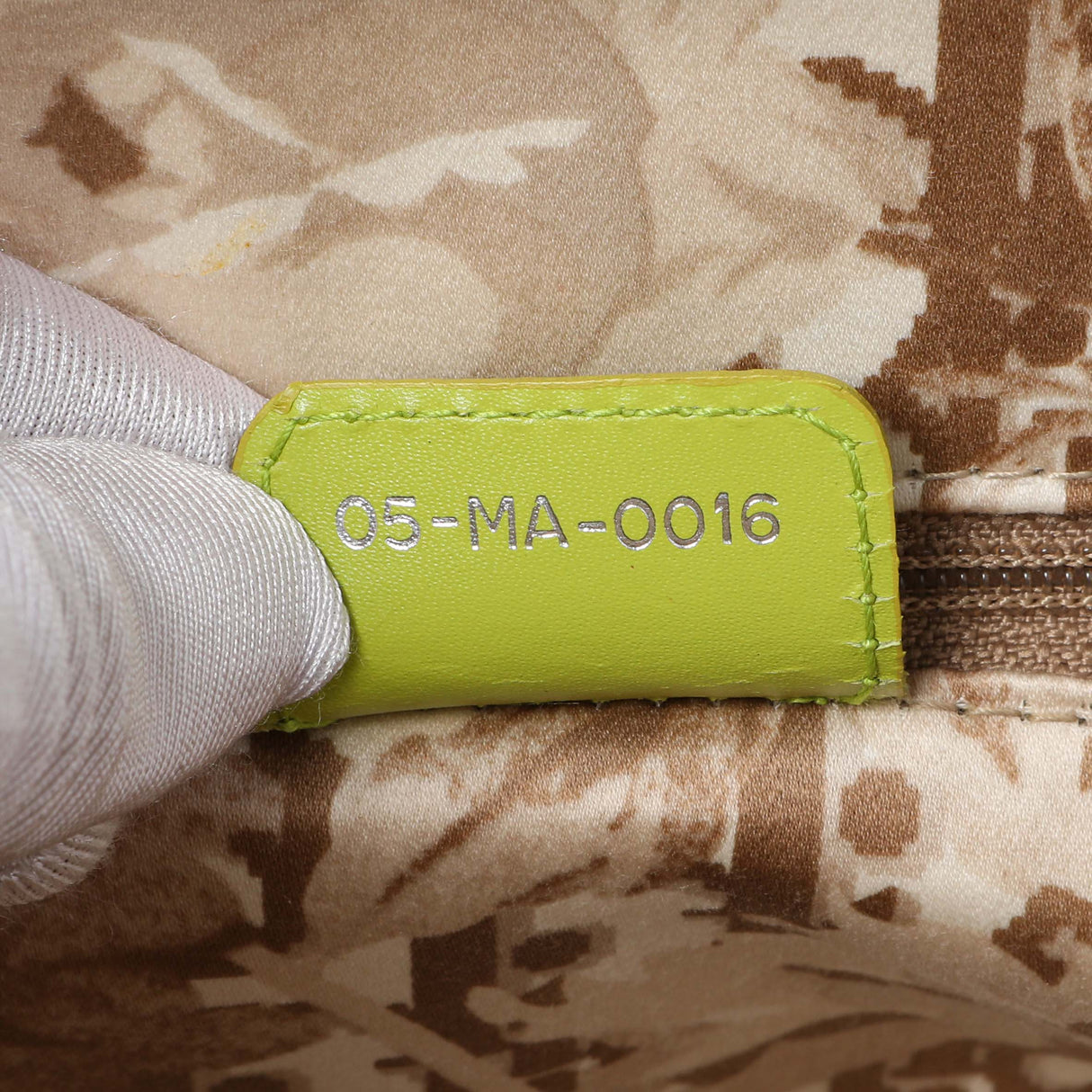 Christian Dior Green Calfskin Medium Detective Satchel Handbags Christian Dior