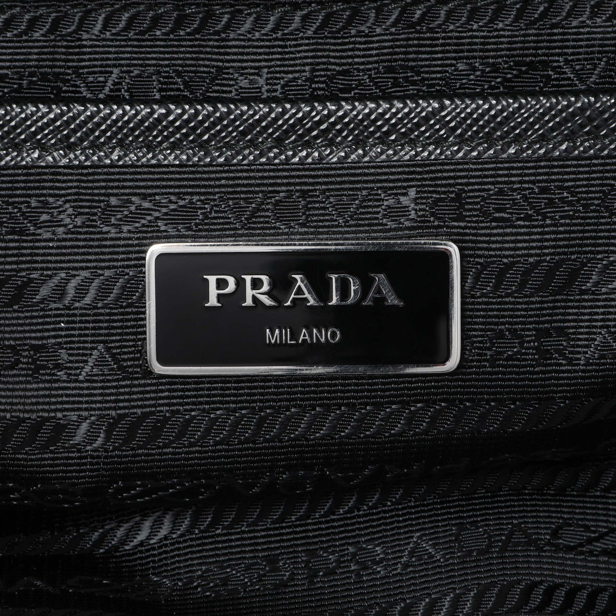Prada Black Tessuto Nylon Medium Backpack Handbags Prada