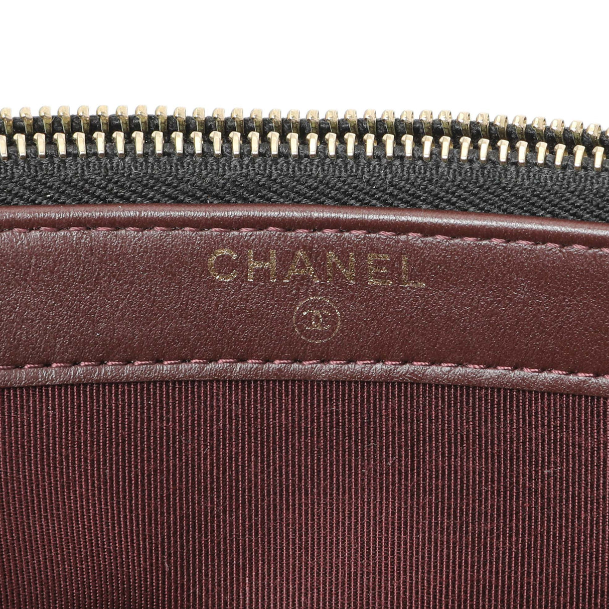 Chanel Black Caviar Quilted Small Clutch With Chain