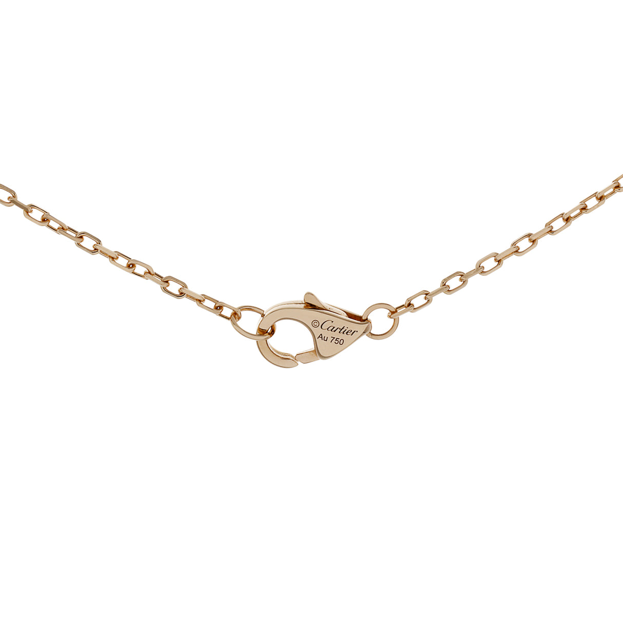 Cartier 18K Diamond Trinity Pendant Necklace Designer Jewellery Cartier
