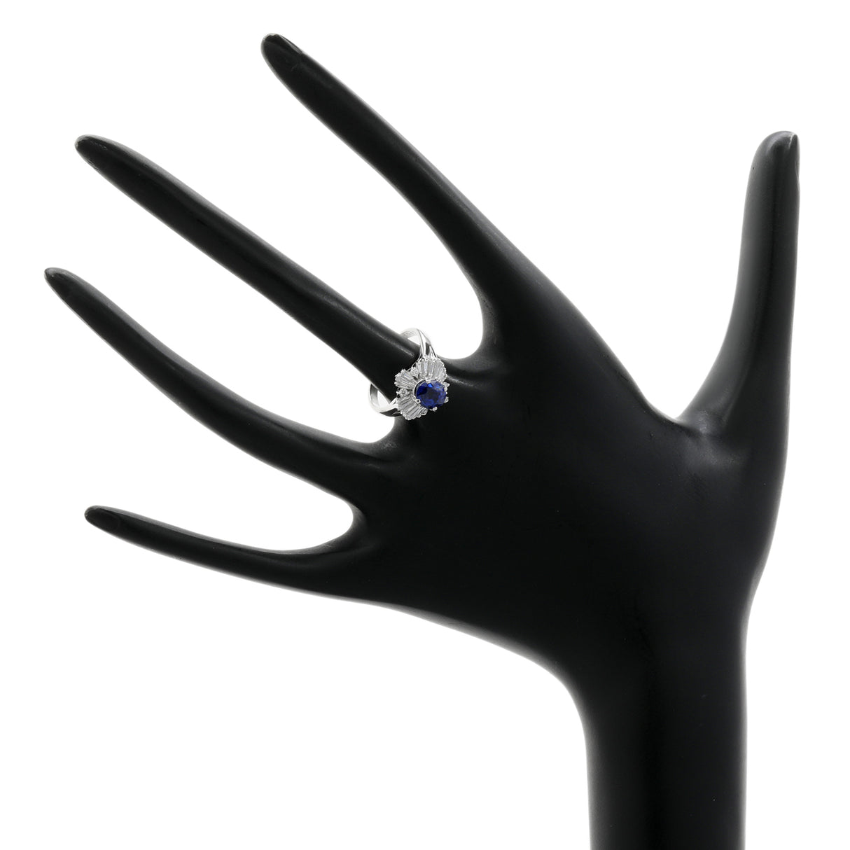 Platinum 1.52 Carat Sapphire Diamond Ring Fine Jewellery Modaselle