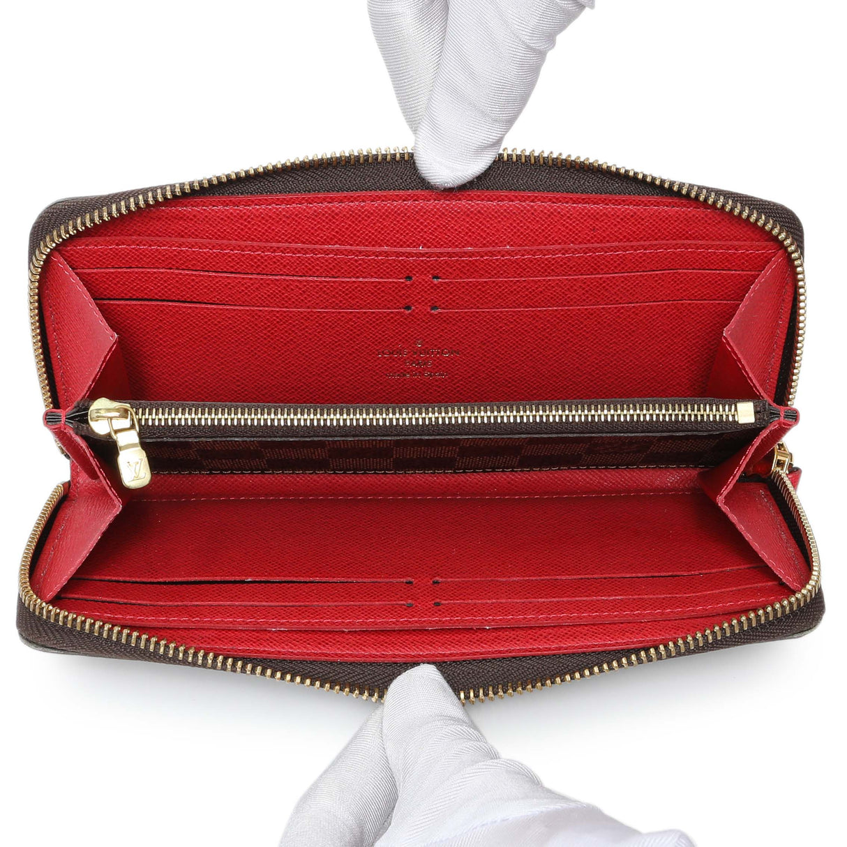 Louis Vuitton Damier Ebene Clemence Wallet Accessories Louis Vuitton