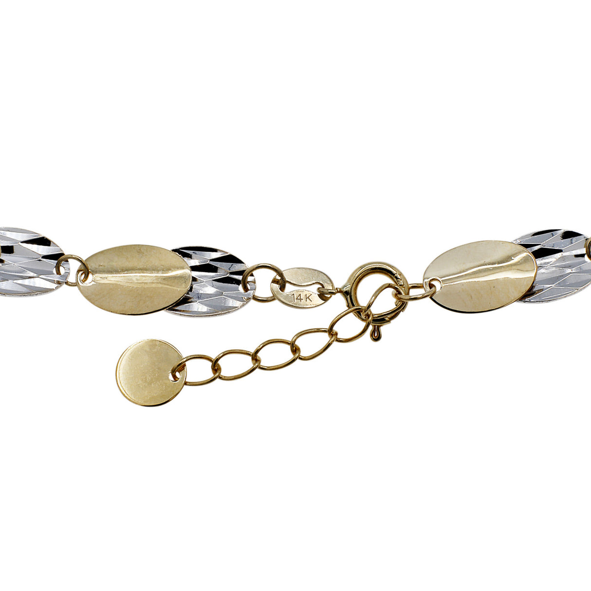 14K Yellow/White Gold Bracelet Fine Jewellery Modaselle