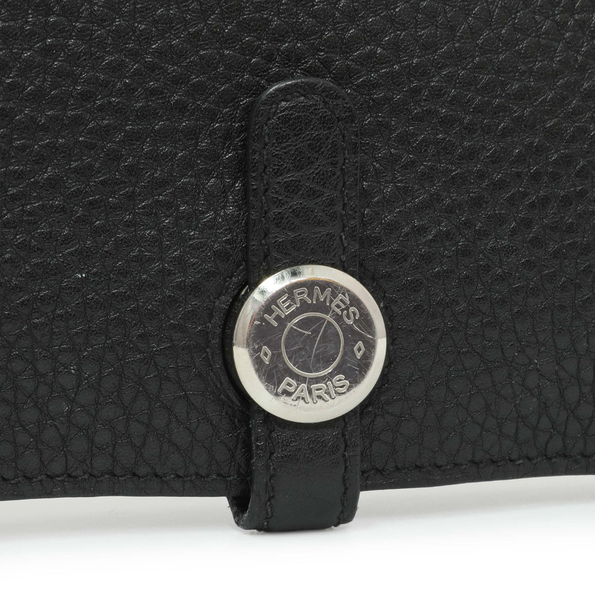 Hermes Black Togo Dogon Duo Wallet Accessories Hermes