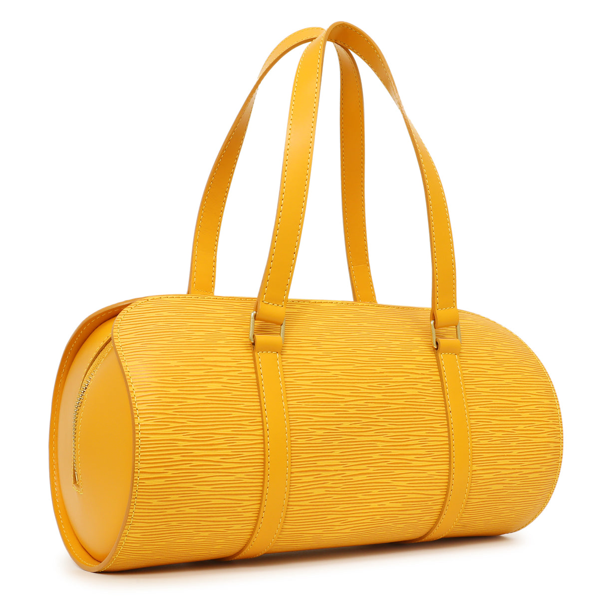 Louis Vuitton Yellow Epi Soufflot Handbags Louis Vuitton