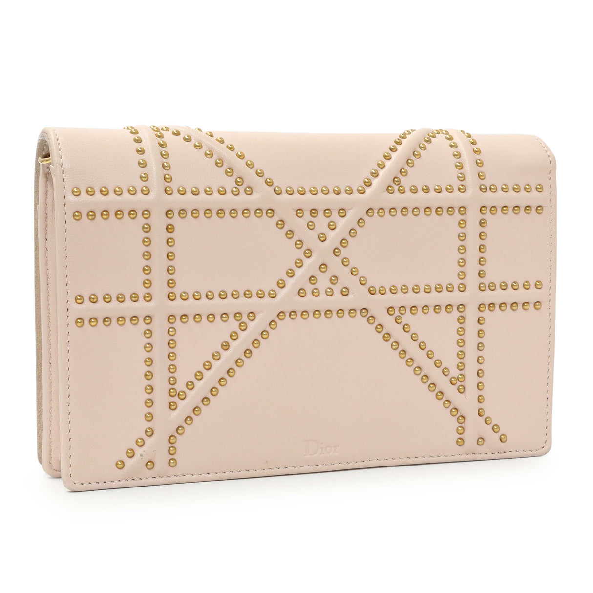 Christian Dior Studded Calfskin Diorama Wallet On Chain Handbags Christian Dior