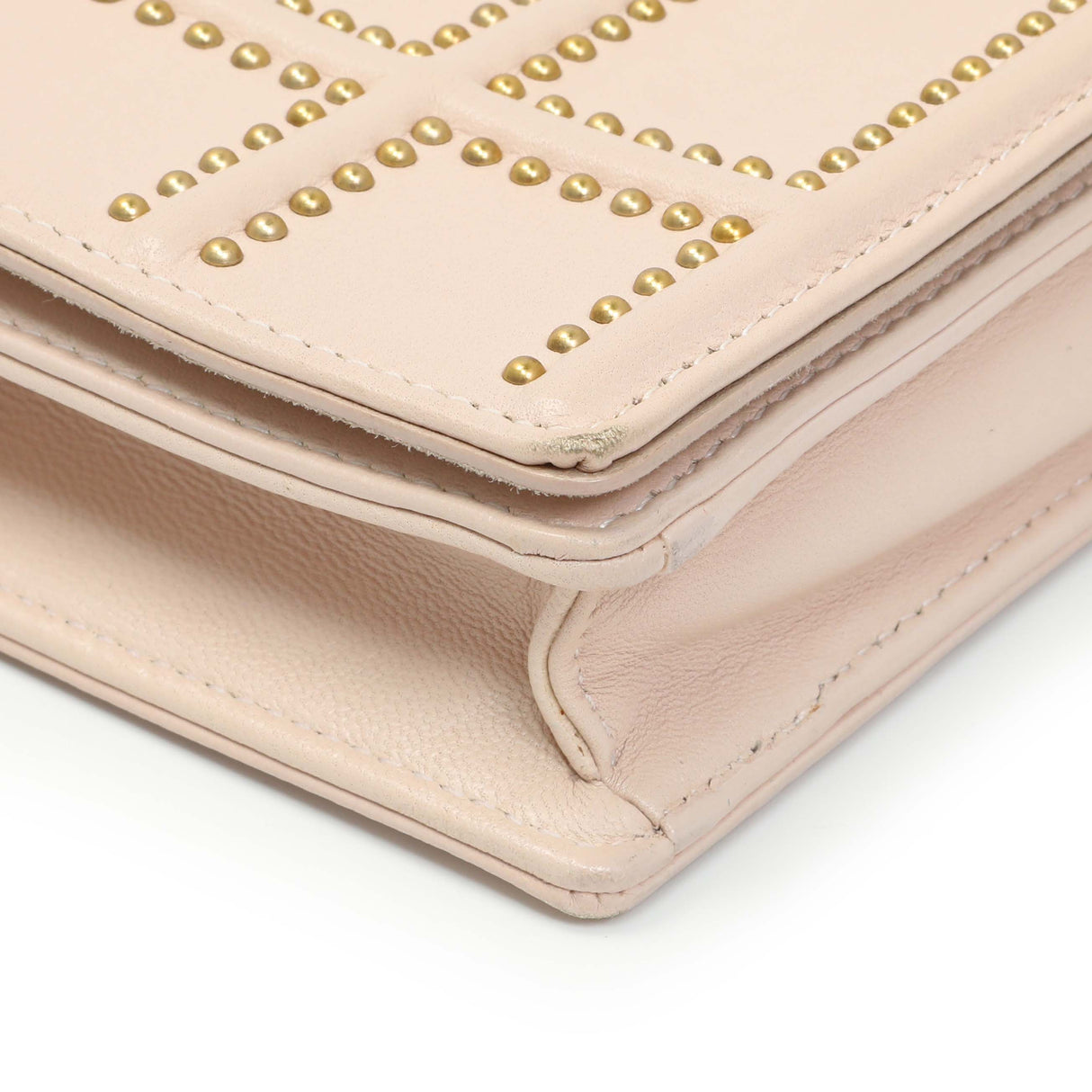 Christian Dior Studded Calfskin Diorama Wallet On Chain Handbags Christian Dior