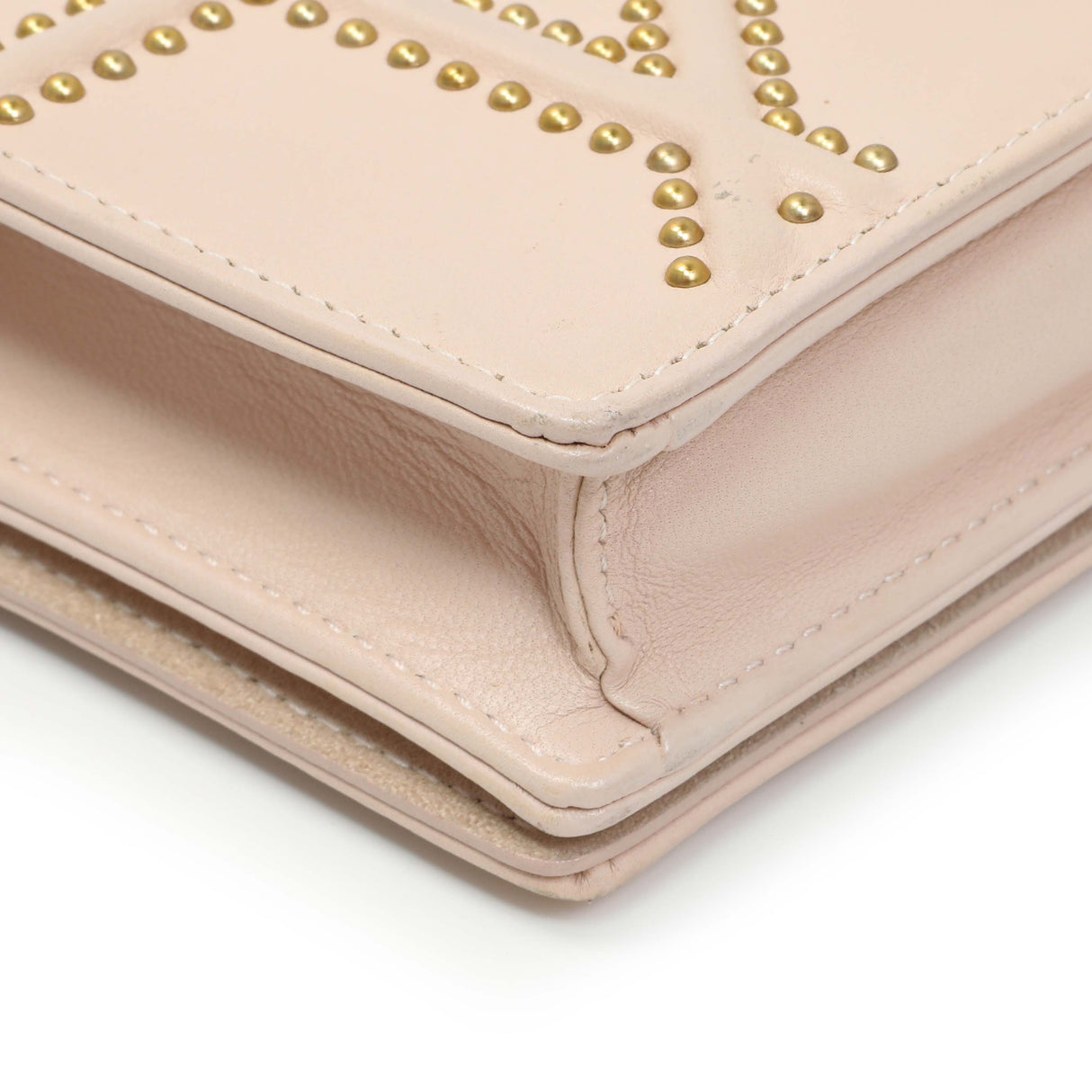 Christian Dior Studded Calfskin Diorama Wallet On Chain Handbags Christian Dior