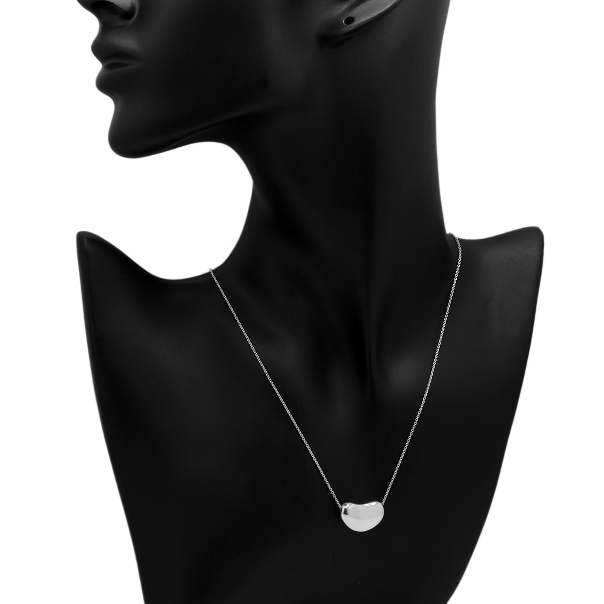 Tiffany & Co. Sterling Silver Vintage Bean Pendant Designer Jewellery Tiffany and Co