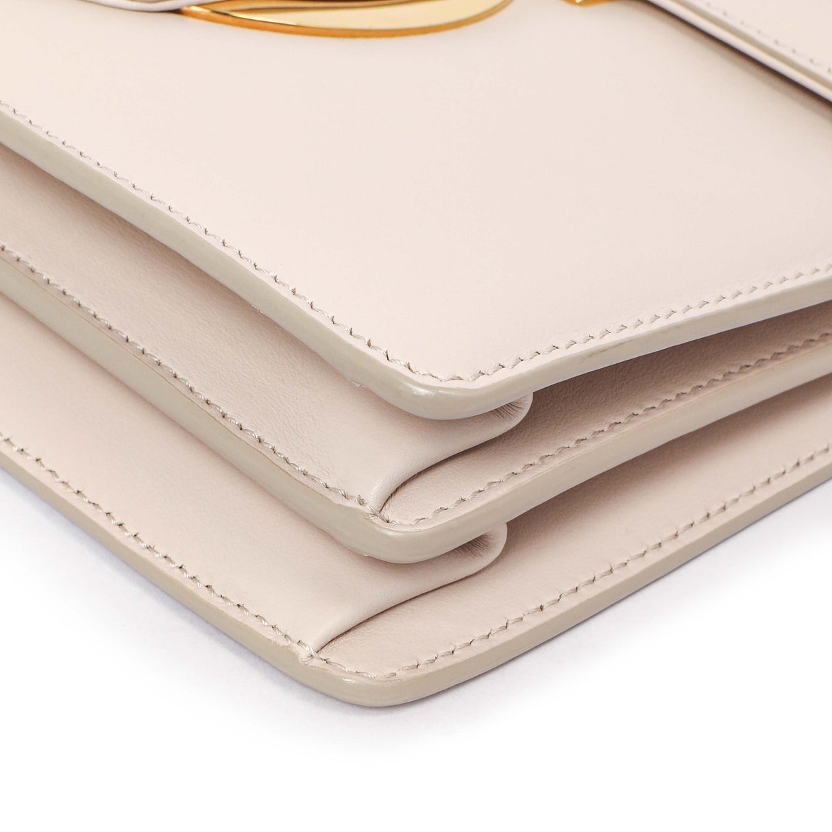 Salvatore Ferragamo Nude Calfskin Thalia Crossbody Bag Handbags Salvatore Ferragamo