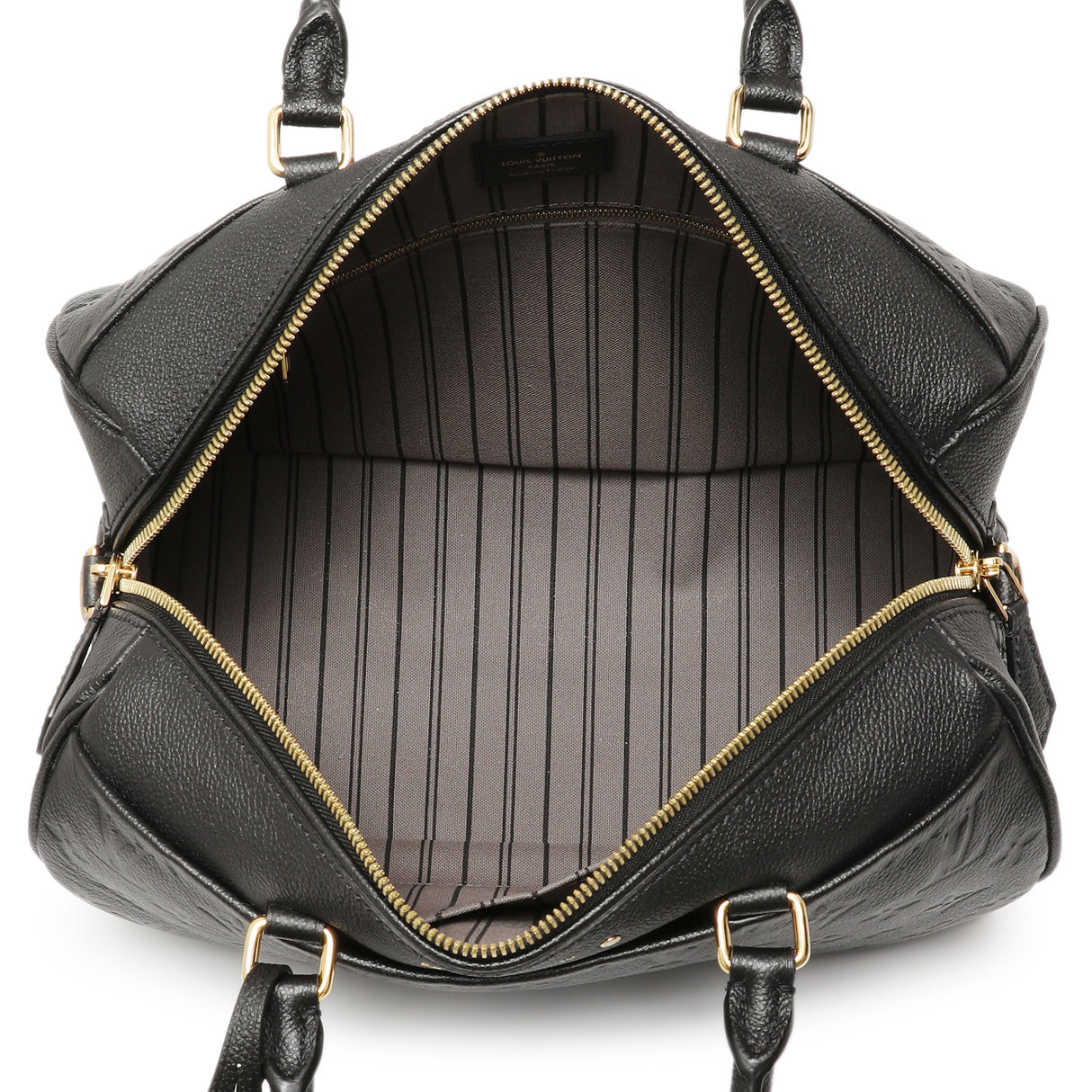 Louis Vuitton Black Empreinte Speedy Bandouliere 30 NM Handbags Louis Vuitton