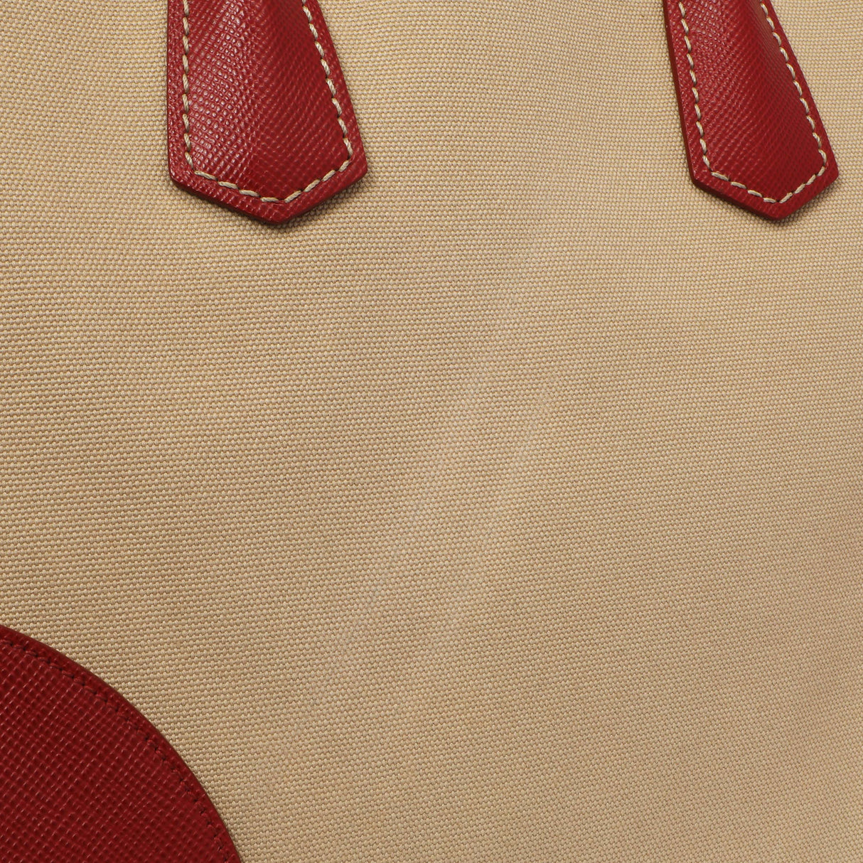 Prada Canapa Saffiano Large Double Bag Handbags Prada