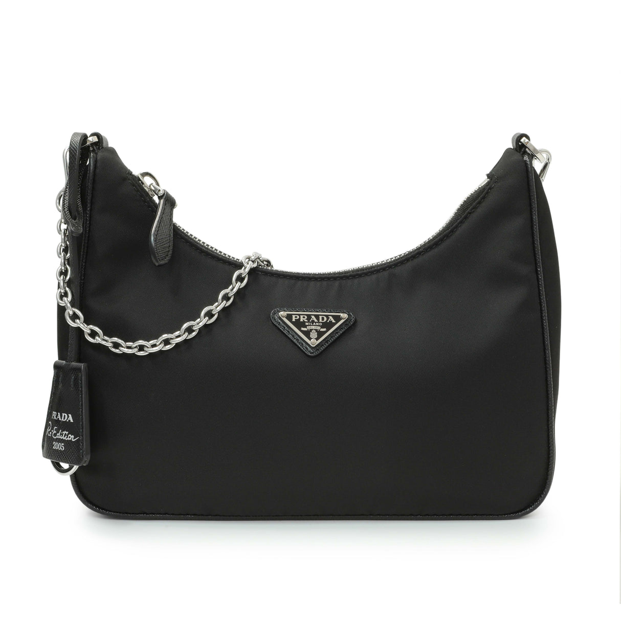 Prada Black Nylon Re-Edition 2005 Shoulder Bag Modaselle