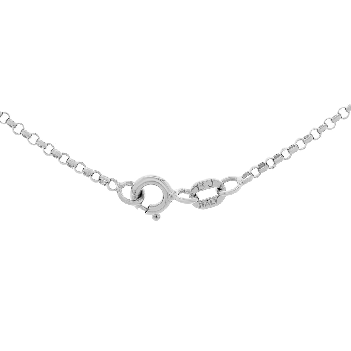 14K White Gold Puffed Heart Lariat Pendant Fine Jewellery Modaselle