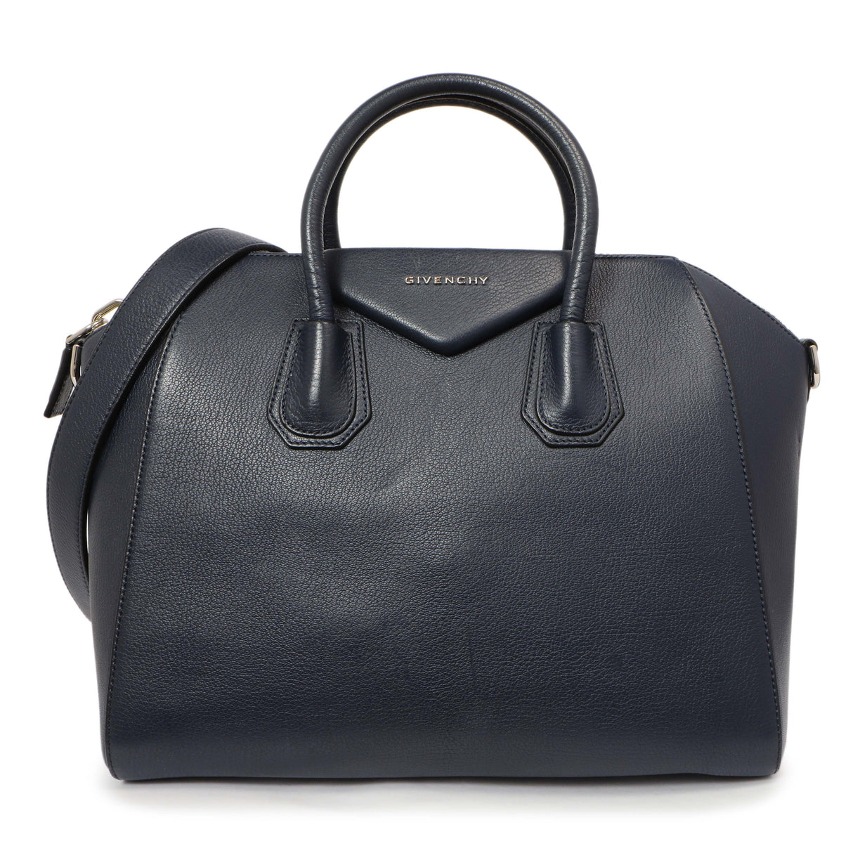Givenchy Blue Sugar Goatskin Medium Antigona Handbags Givenchy