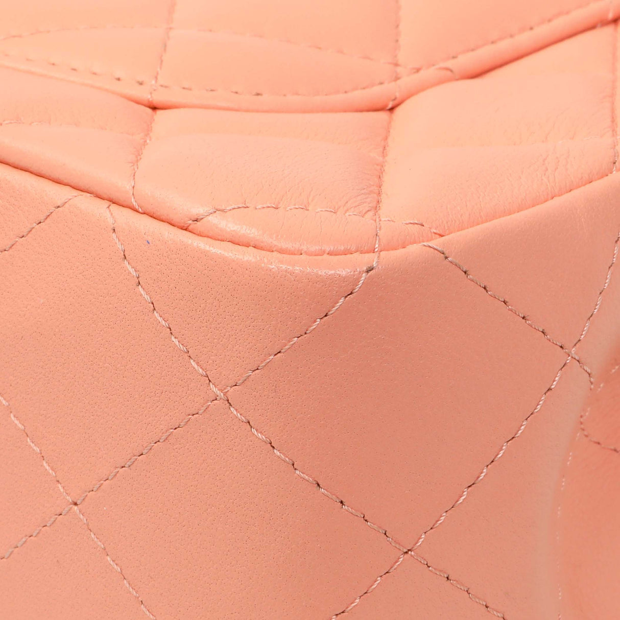 Chanel Light Orange Lambskin Mini Rectangular Classic Flap Bag Handbags Chanel
