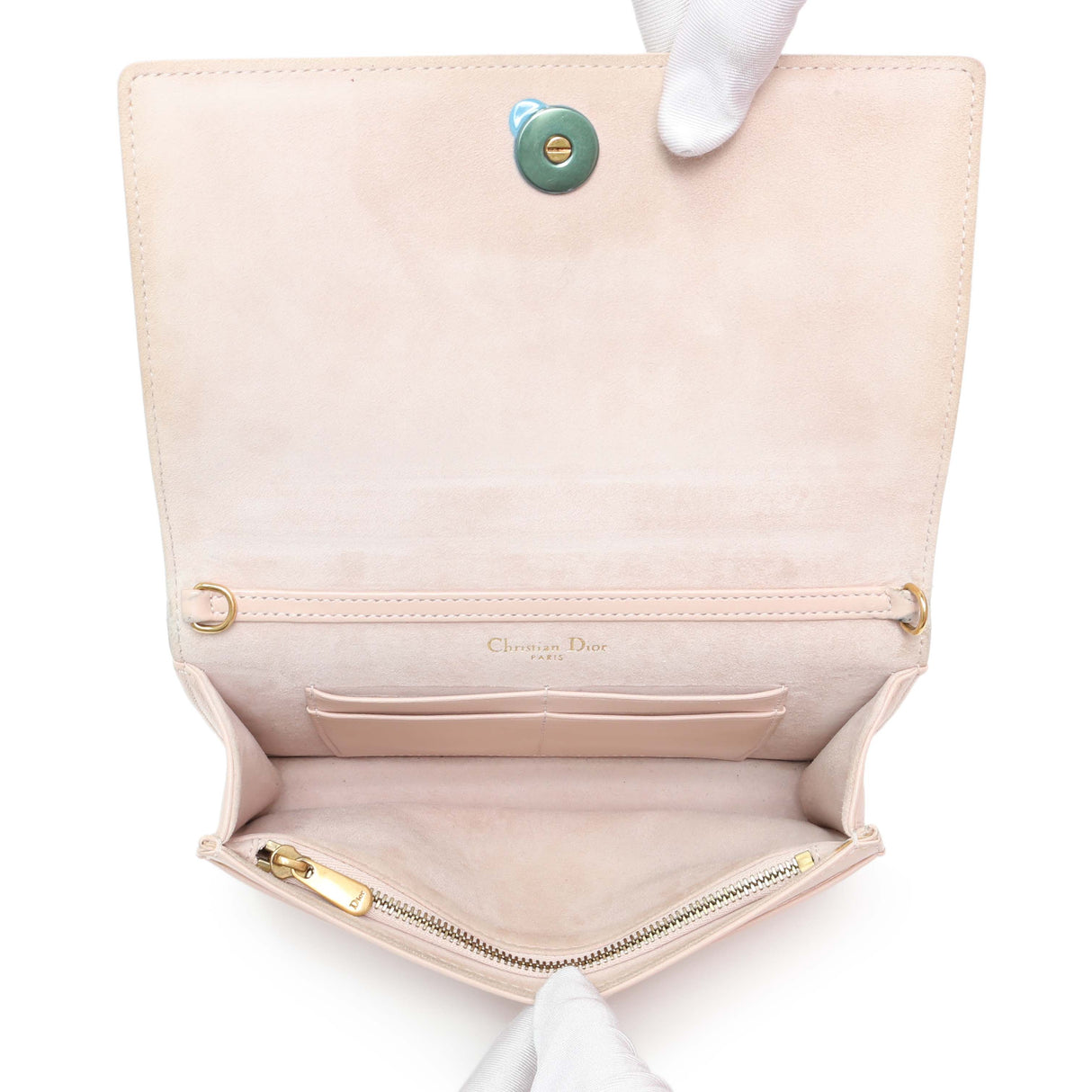 Christian Dior Studded Calfskin Diorama Wallet On Chain Handbags Christian Dior