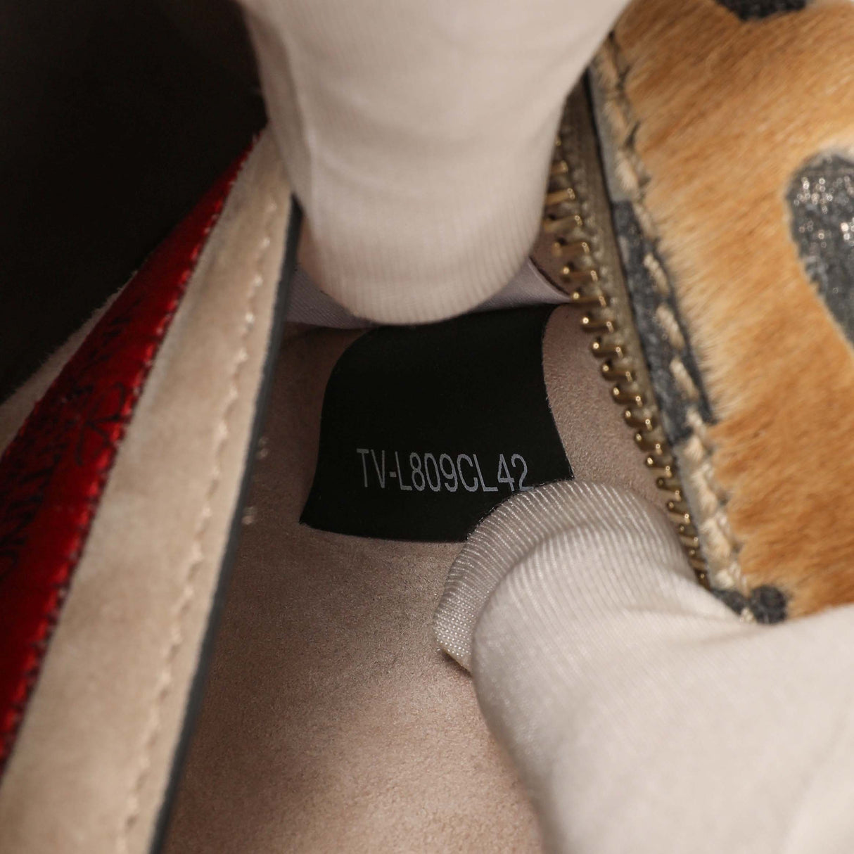 Valentino Calf Hair Leopard Rockstud Camera Crossbody Handbags Valentino