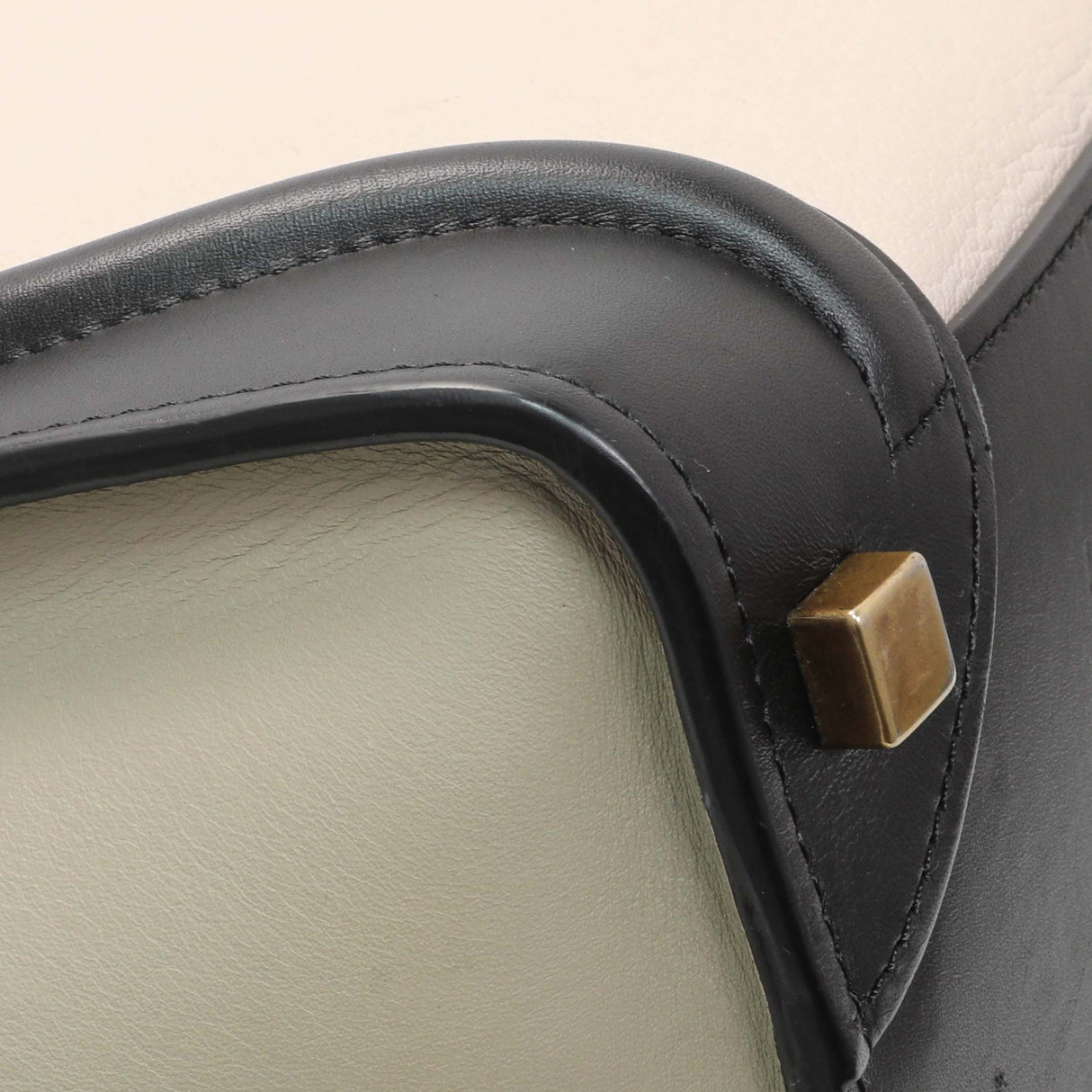 Celine Tri-Color Calfskin Micro Luggage Tote Handbags Celine