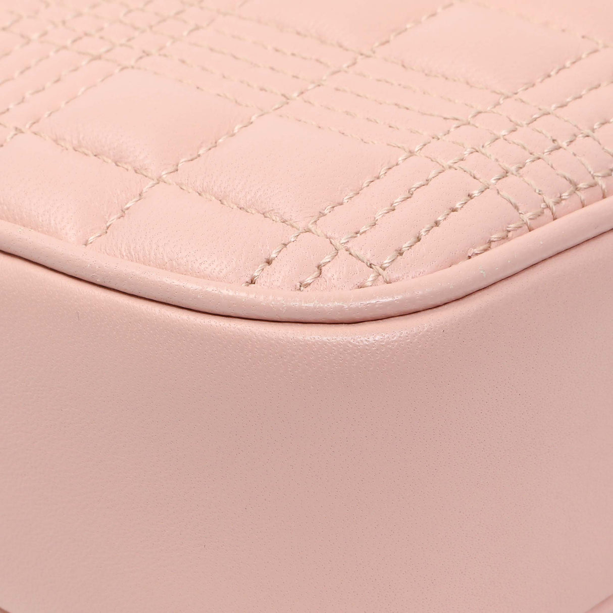 Burberry Pink Quilted Calfskin Lola Camera Bag Handbags Burberry