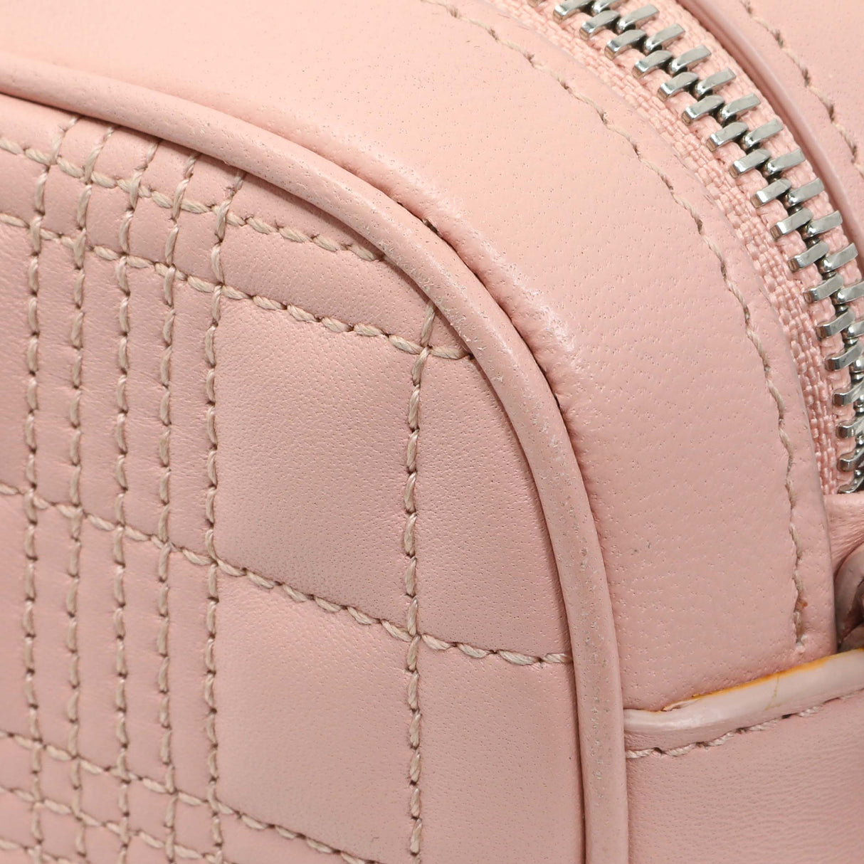 Burberry Pink Quilted Calfskin Lola Camera Bag Handbags Burberry