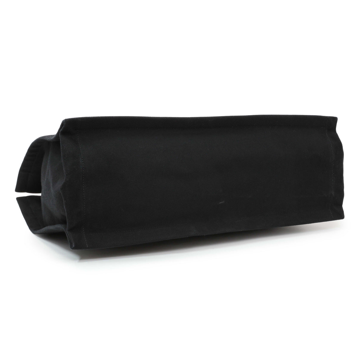 Saint Laurent Black Linen Calfskin Rive Gauche Tote Handbags Saint Laurent