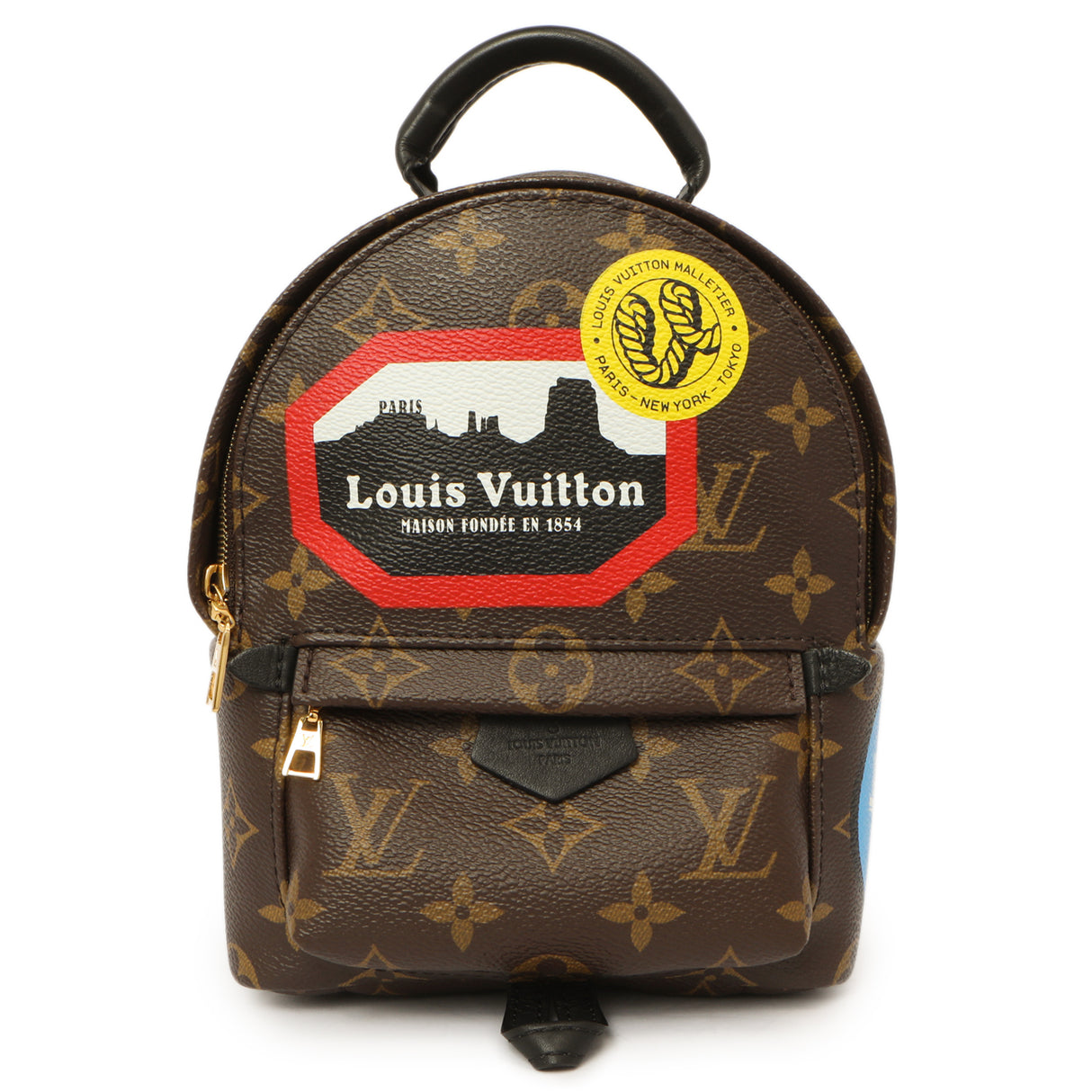 Louis Vuitton Monogram World Tour Palm Springs Backpack Mini Handbags Louis Vuitton