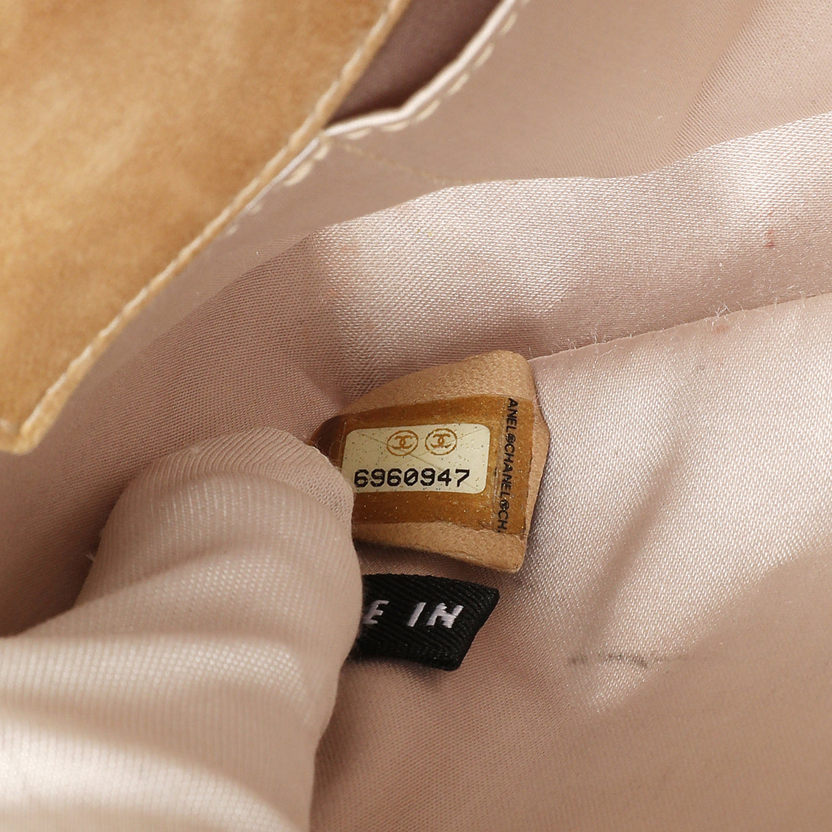 Chanel Beige Nylon Travel East West Flap Handbags Chanel