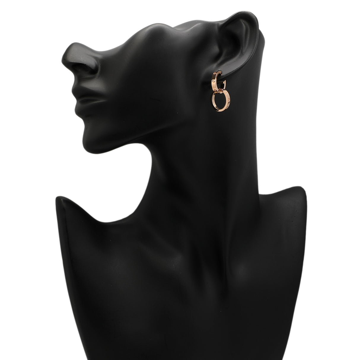 Cartier 18K Rose Gold Multiwear Love Earrings Designer Jewellery Cartier