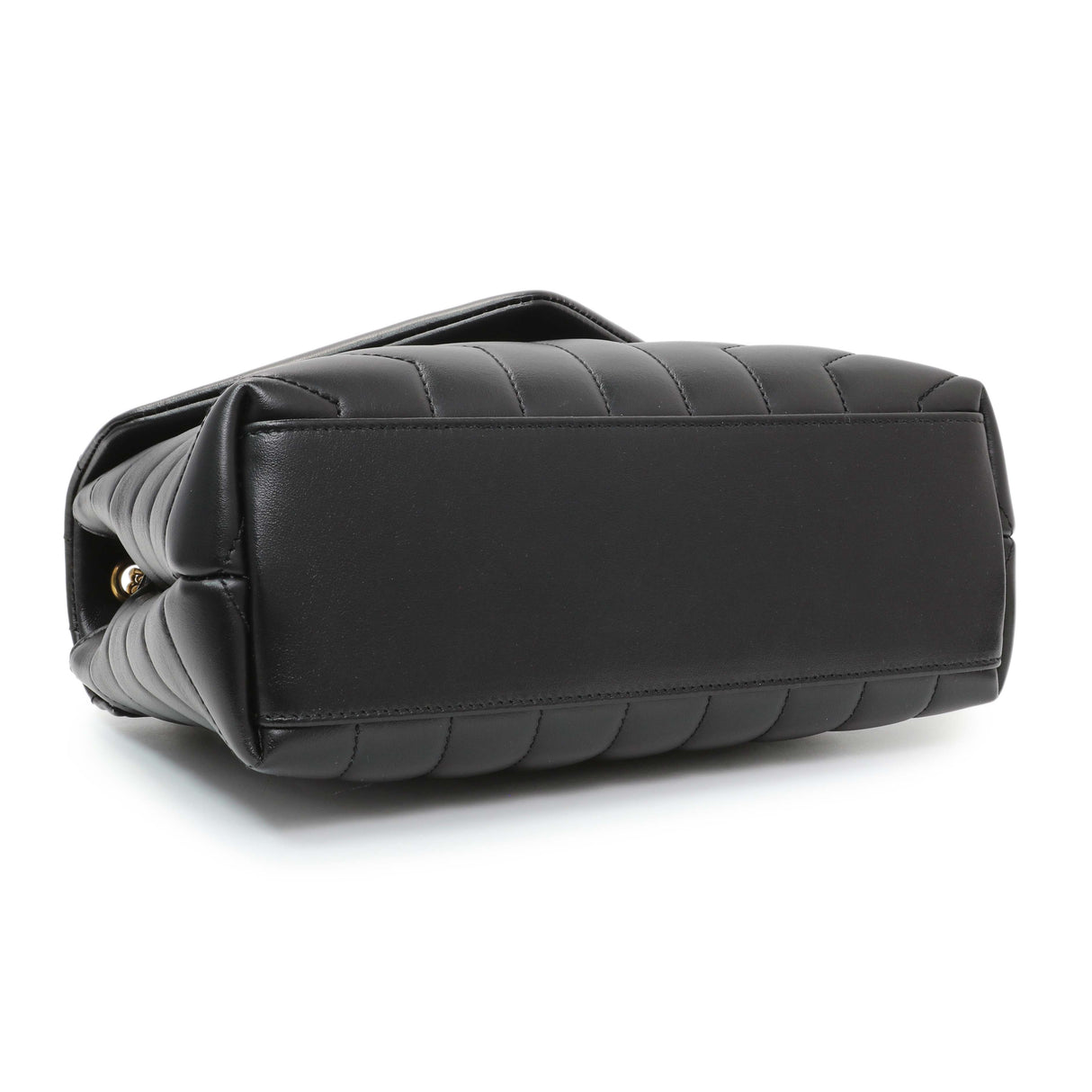 Saint Laurent Black Calfskin Y Quilted Monogram Small Loulou Chain Satchel Handbags Saint Laurent