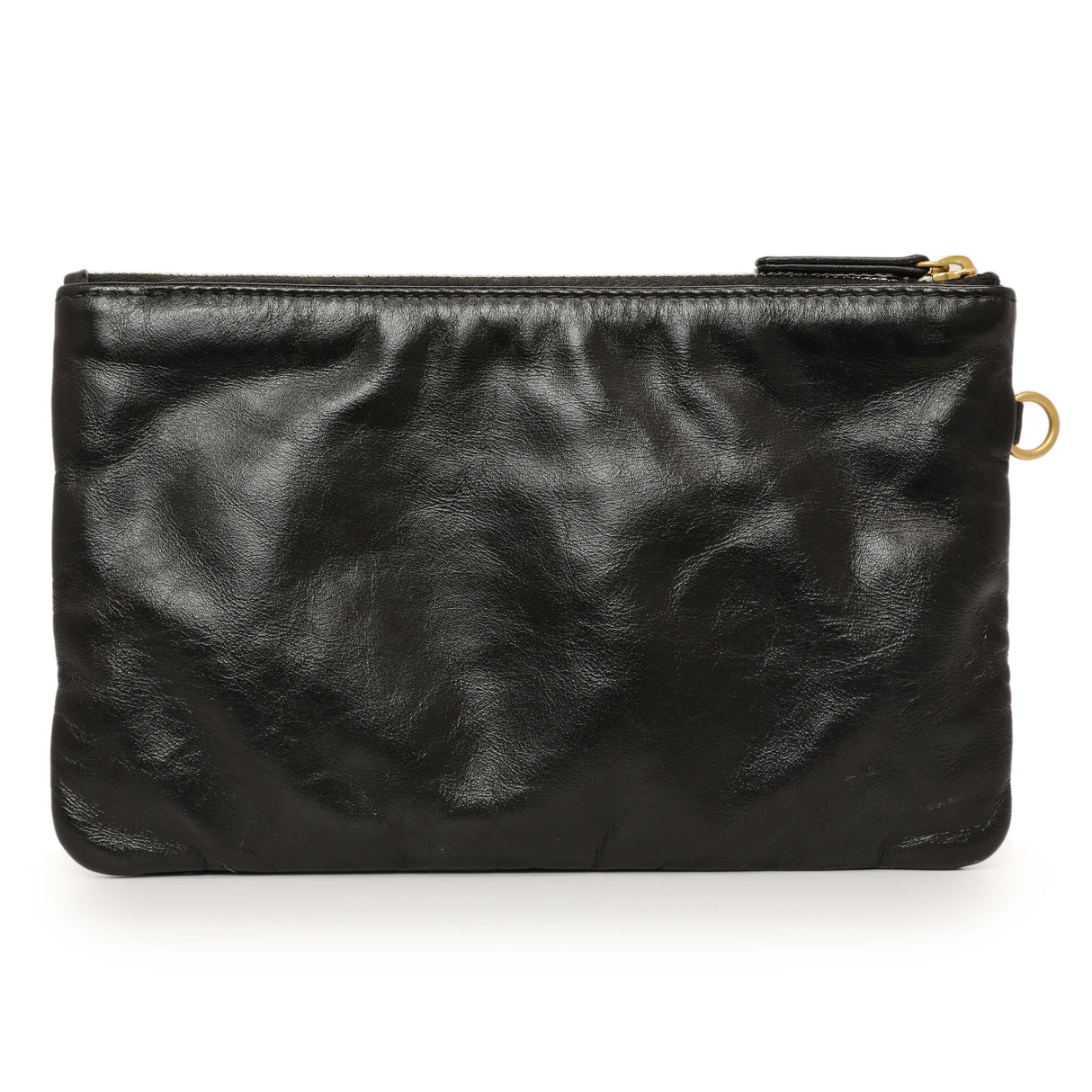 Chanel Shiny Black Quilted Shiny Calfskin Large Chanel 22 Handbags Chanel