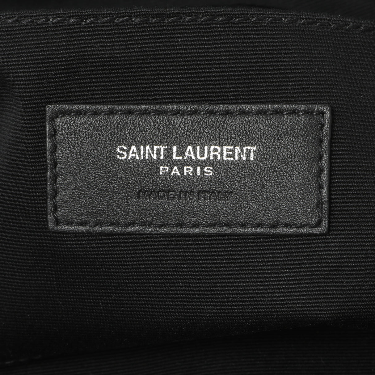 Saint Laurent Black Canvas Cassandre Monogram Belt Bag Handbags Saint Laurent
