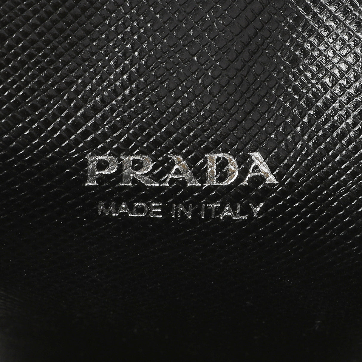 Prada Black Saffiano Triangle Lanyard Phone Case Accessories Prada