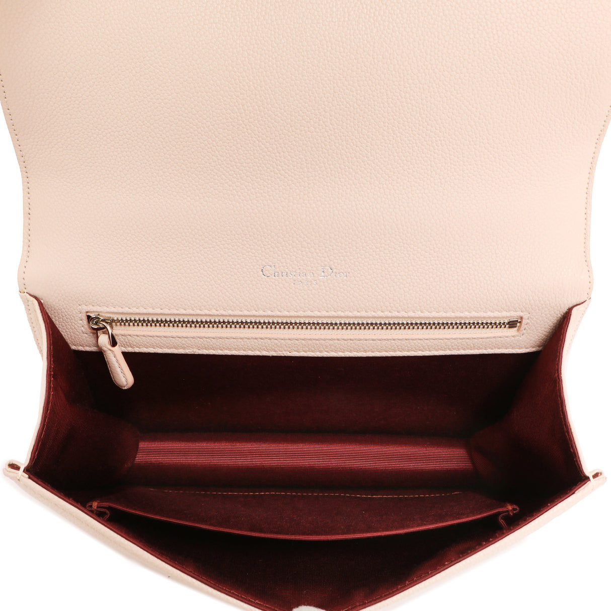 Christian Dior Rose Poudre Grained Calfskin Medium Diorama Handbags Christian Dior