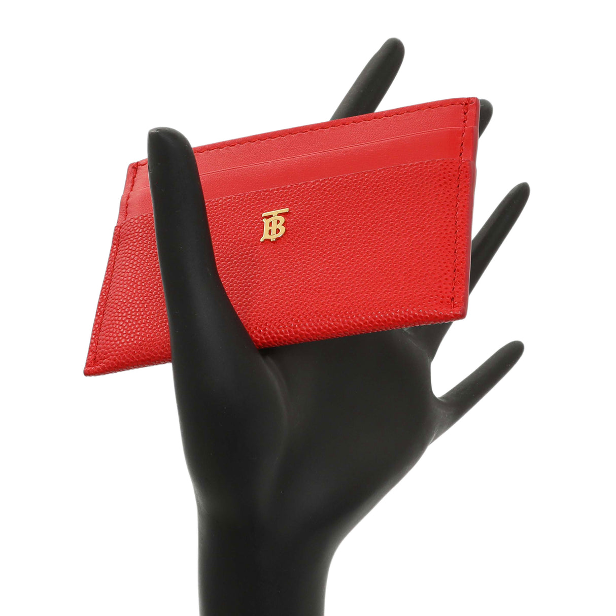 Burberry Red Calfskin Card Holder Accessories Burberry