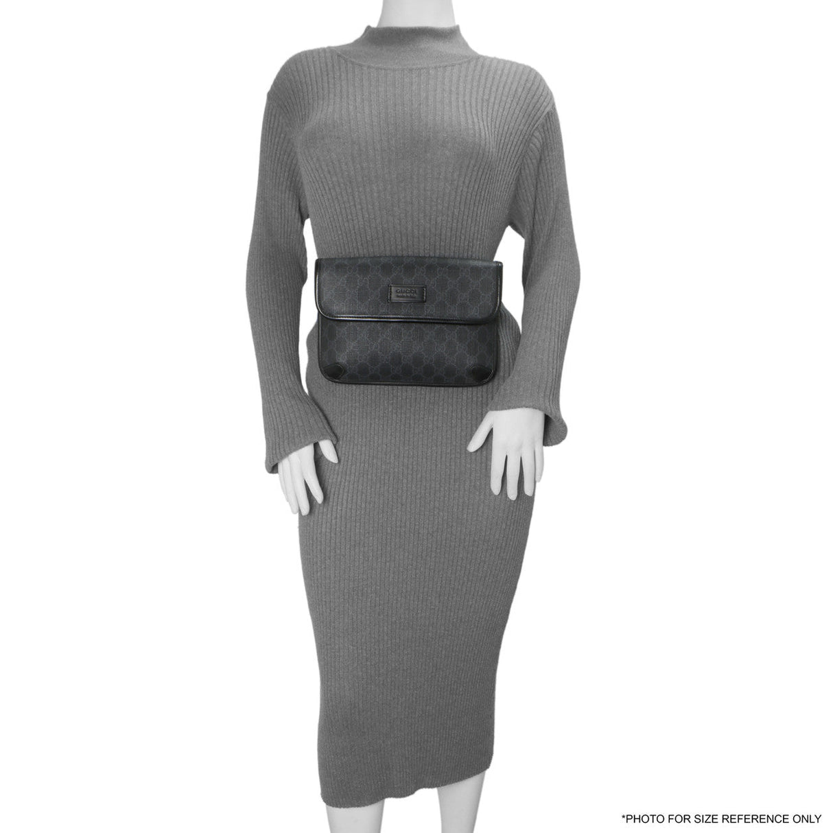 Gucci Black GG Supreme Monogram Belt Bag Handbags Gucci