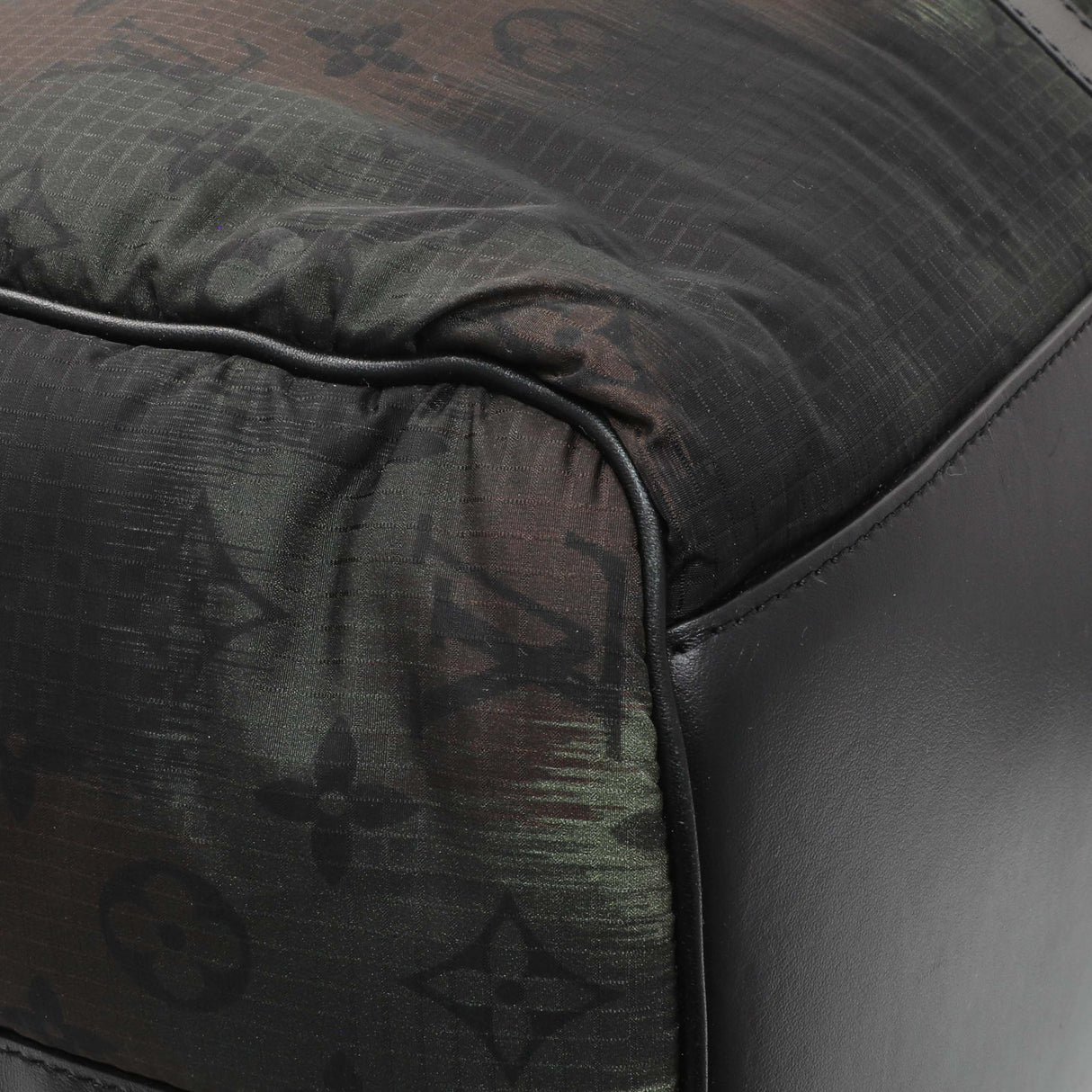 Louis Vuitton Nylon Monogram Camouflage Keepall 50 Bandouliere