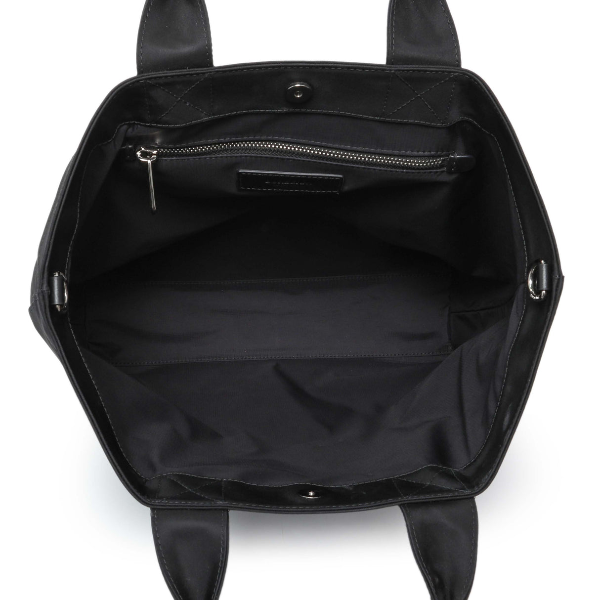 Burberry Black Nylon Artie Tote Handbags Burberry