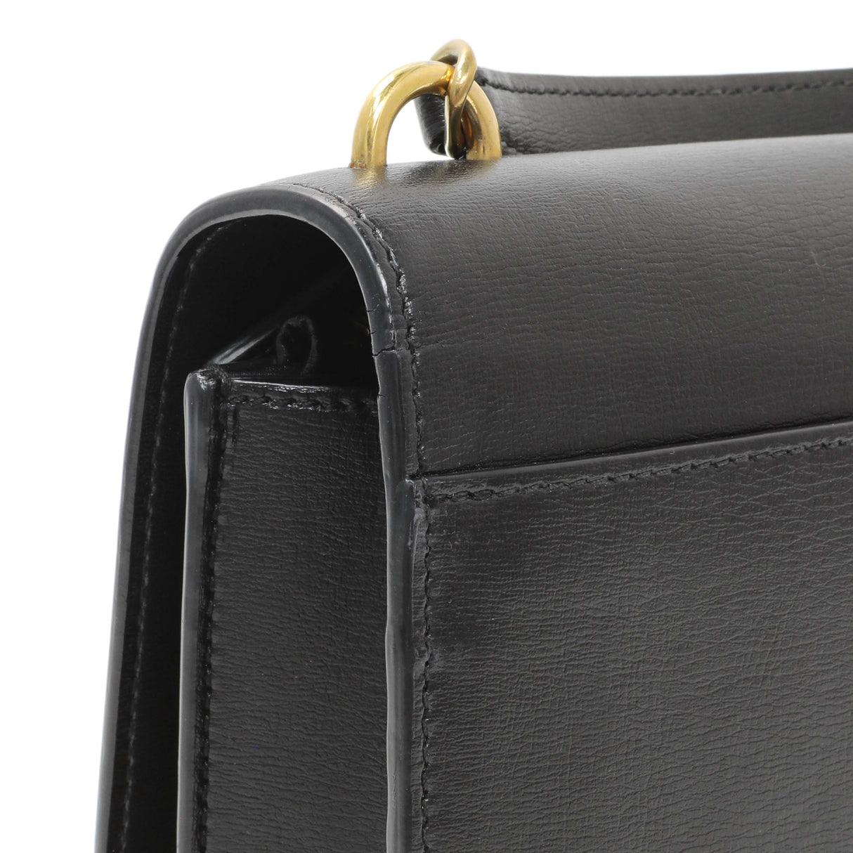 Saint Laurent Black Calfskin Monogram Sunset Chain Wallet Handbags Saint Laurent