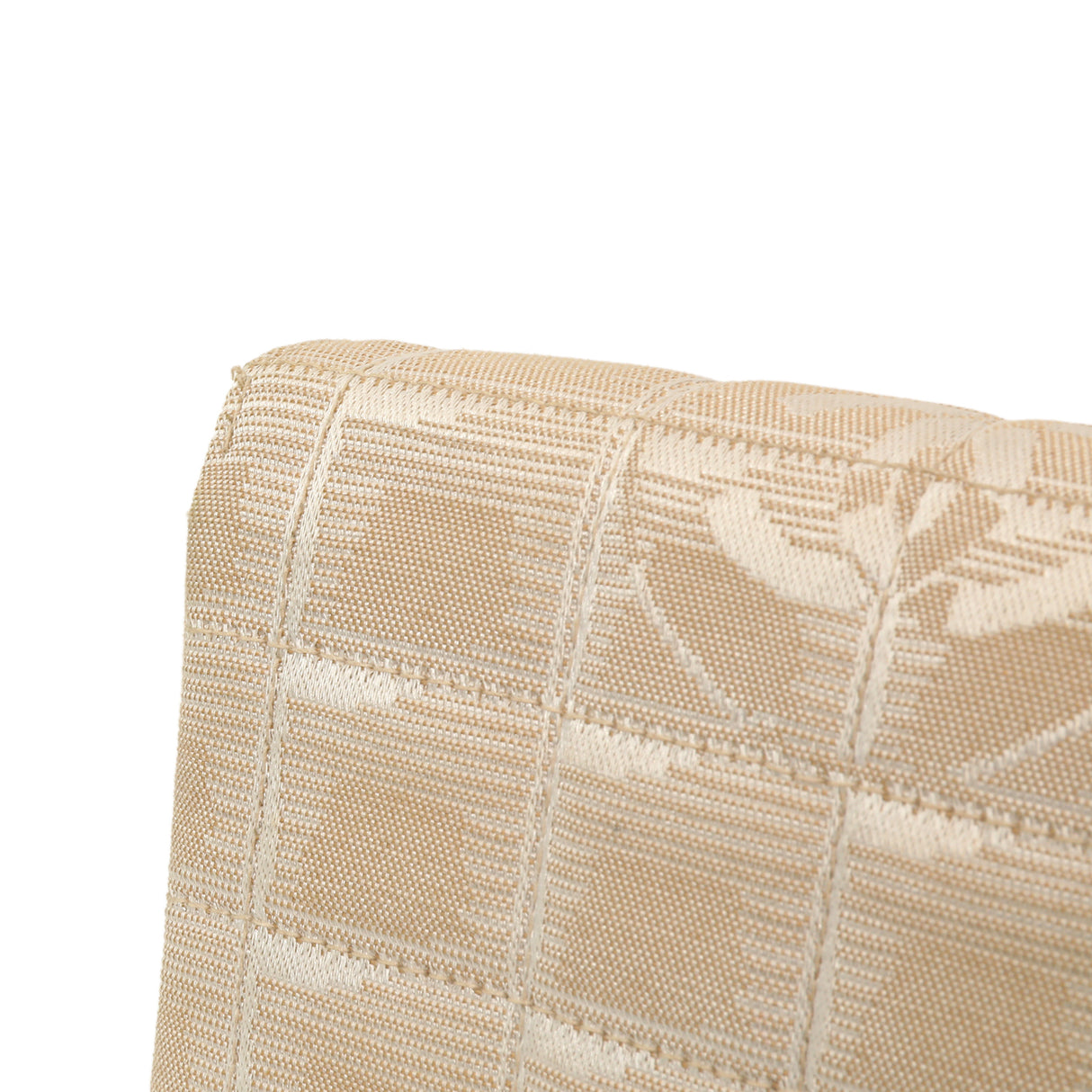 Chanel Beige Nylon Travel East West Flap Handbags Chanel