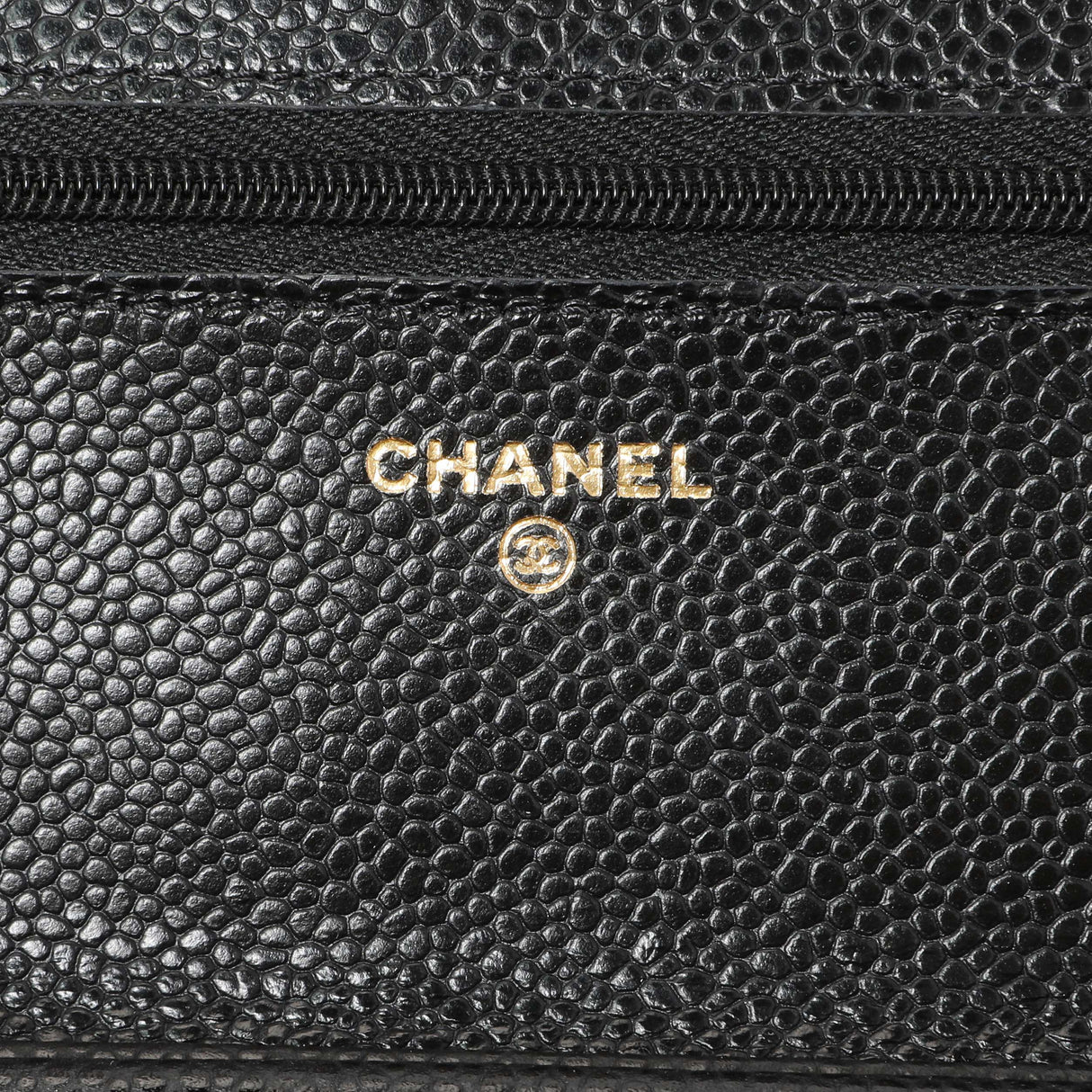 Chanel Black Quilted Caviar Wallet on Chain Handbags Chanel