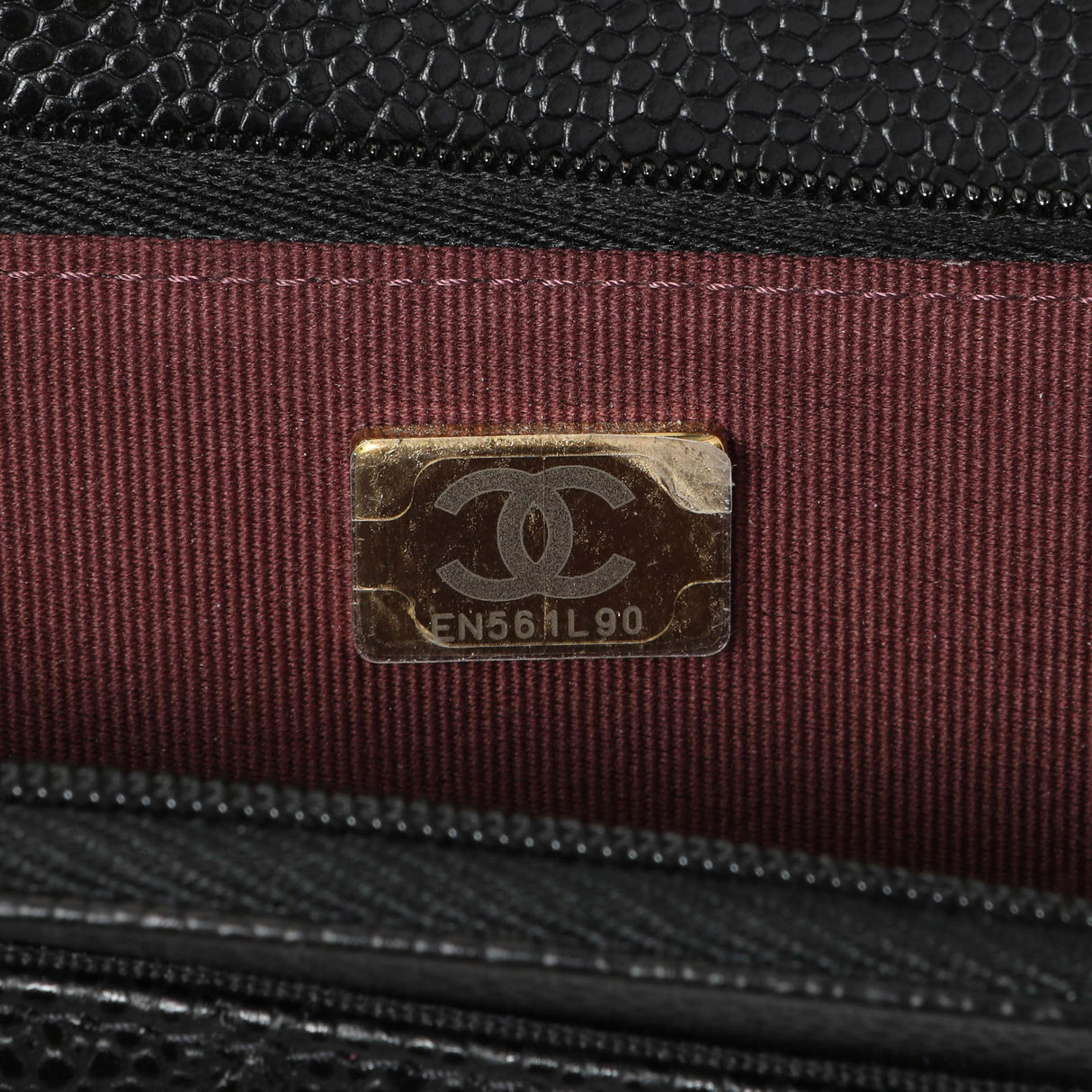 Chanel Black Quilted Caviar Wallet on Chain Handbags Chanel