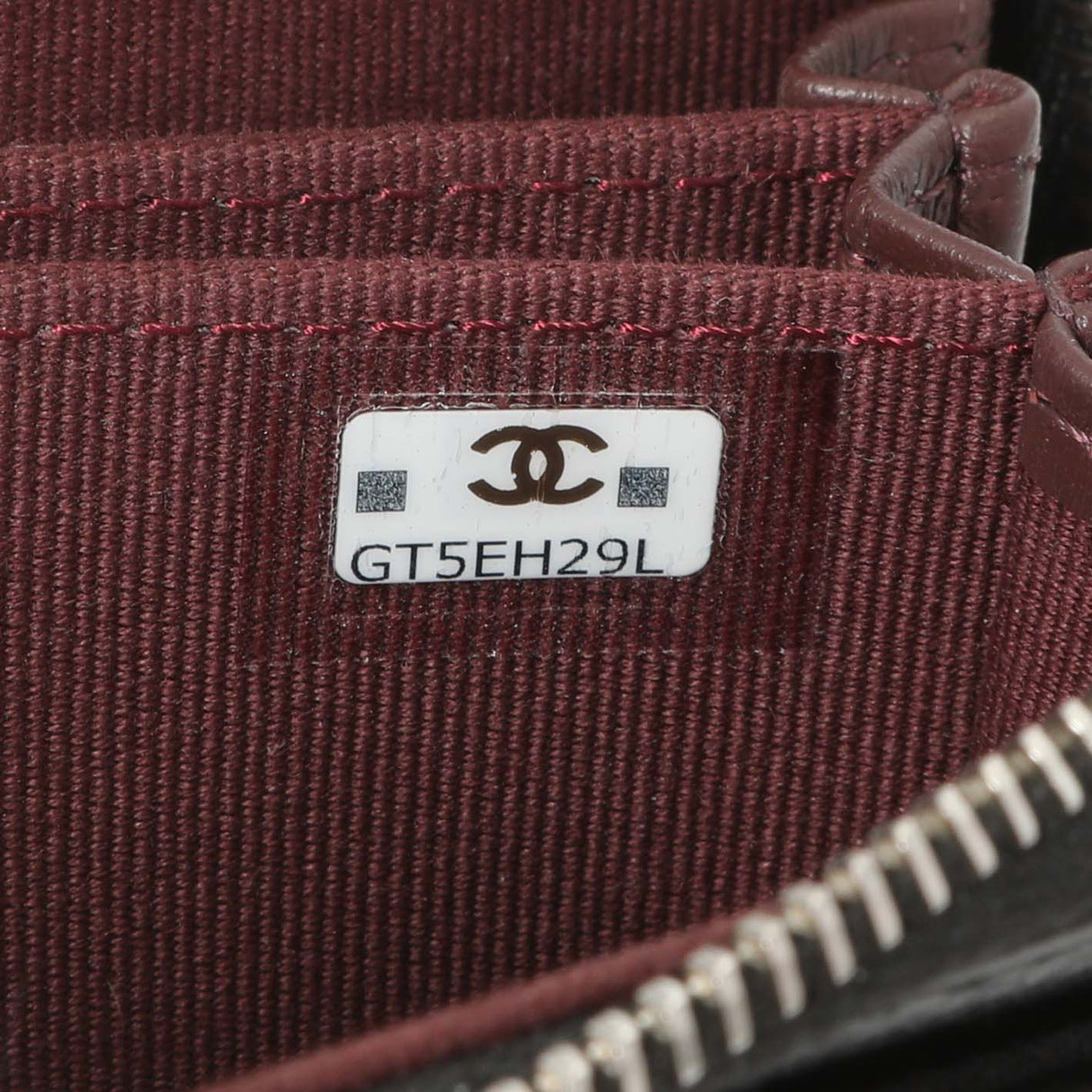 Chanel Black Quilted Caviar Zip Coin Purse Accessories Chanel