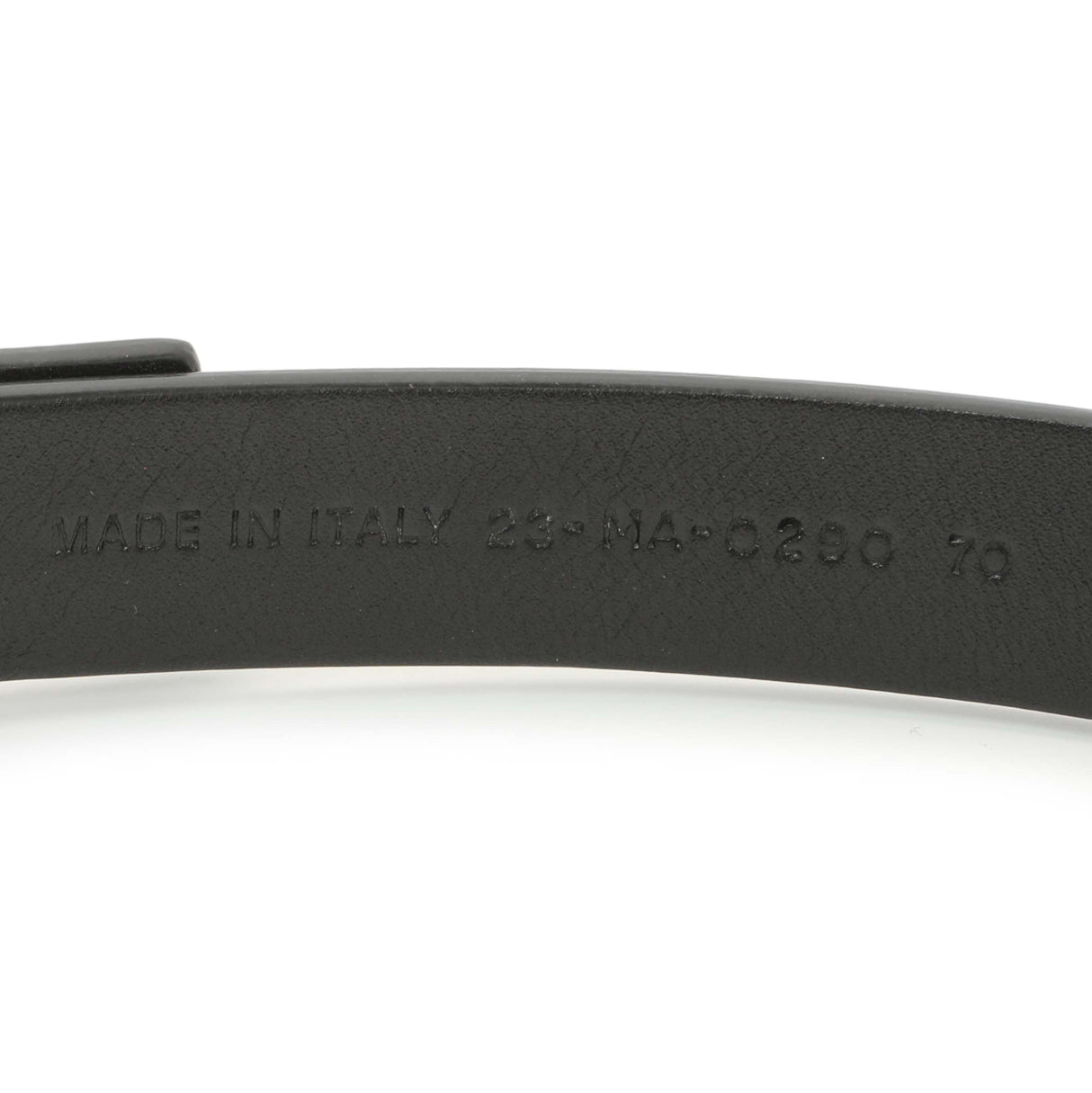 Christian Dior Black Calfskin 20mm Saddle Belt Accessories Christian Dior